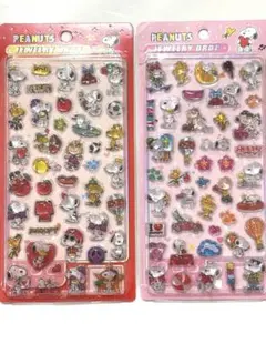 PEANUTS スヌーピー シール 2枚セット