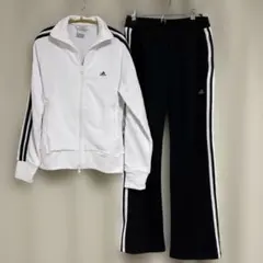 美品 adidas サイドライン ジャージセット M ストレッチ