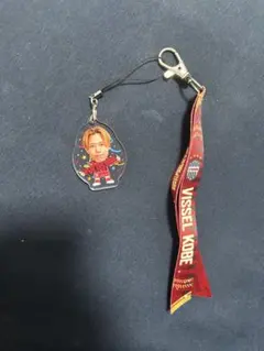 ヴィッセル神戸勝利時限定品　浦十藏選手　38 キーホルダー
