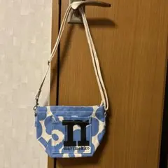 marimekko ショルダーバッグ 花柄 ブルー　ほぼ新品　お値下げしましたのサムネイル
