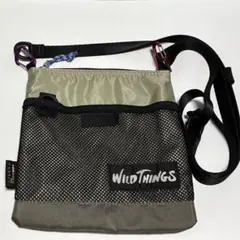 【美品】 WILD THINGS ワイルドシングス サコッシュ グレーのサムネイル