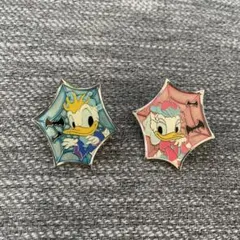 ディズニーリゾート　ピンバッジ　ドナルド　デイジー　非売品