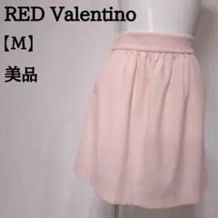 【美品】レッドヴァレンティノ ウール ギャザースカート ひざ丈 19のサムネイル