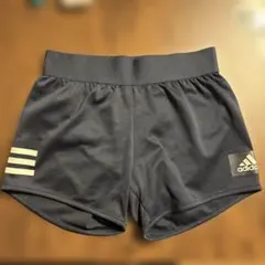 ネイビーadidasインナーありランニングパンツS