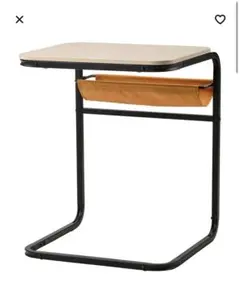 収納ポケット付きサイドテーブル