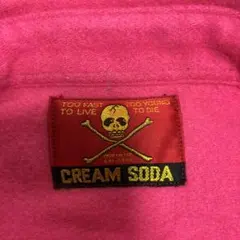 【最初期】80s 90s CREAM SODA ネルシャツ ピンク　長袖　シャツ