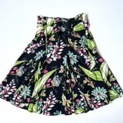 【希少美品】PRADA　花柄 フレアスカート アロハ イタリア製 マルチカラーのサムネイル