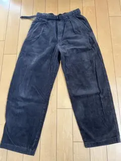 ユニクロU コーデュロイタックワイドパンツ Sサイズ ダークブラウン