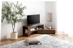 テレビ台 ローボード 伸縮自由 テレビボード ブラウン N511P335799B