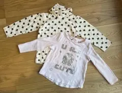 【新品未使用含む】スターウォーズ&ネコ柄ロンT2枚セット 90cm