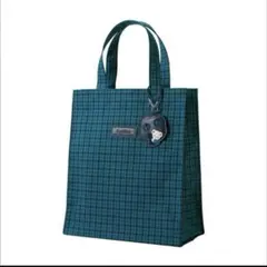 新品　正規品　ファミリア　トートバッグ　青　大　チェック　未開封