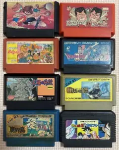 ファミコンソフト8本まとめ売り