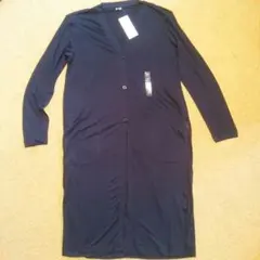 ユニクロ ロングカーディガン ネイビー