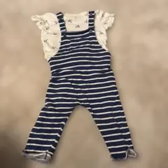 ストライプサロペット✳︎9-12m