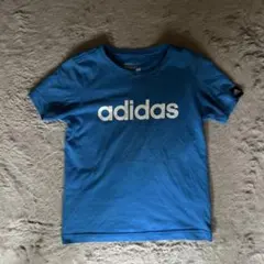 adidas Tシャツ ミニT 青　グランジ　y2k