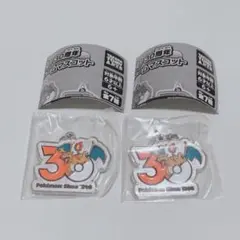 ポケモン 30周年 メタルチャームマスコット リザードン 2点