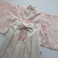 ベビー袴 ハンドメイド 70~80cm お食い初め 初節句 100日祝い