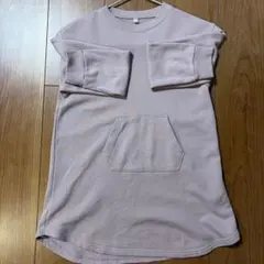 無印良品　キッズ 長袖 スウェット ワンピース 130cm