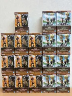 ワンピース　ワーコレ　フィギュア　エース vs ティーチ　ゾロ&サンジ　18個
