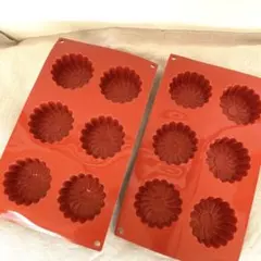 ２点セット　シリコン　花型　デイジー型