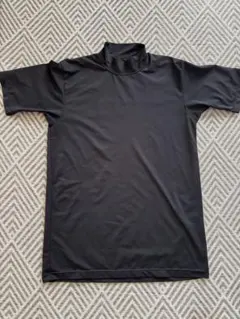Mizuno ブラック アンダーシャツ Oサイズ　半袖　ハイネック　ミズノ