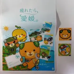 愛媛県 みきゃん ショップ袋 ステッカーセット ツーリズムＥＸＰＯジャパン