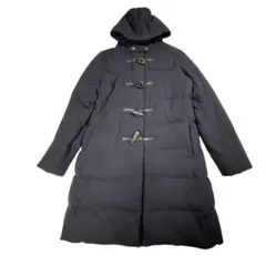 グリーンレーベル ダッフルコート 紺 ダウン80% フード付 38