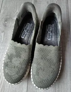 SKECHERS Slip-ins オリーブ 24cm