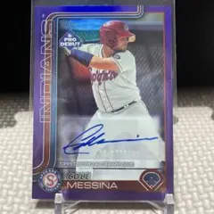 Cole Messina サイン入りプロデビューカード