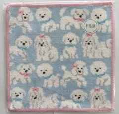 【新品WEB限定カラー】ラブラリーバイフェイラー ハンカチ モフモフワンチャン