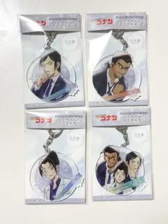 名探偵コナン　ウエットカラーシリーズ　アクリルキーホルダー　長野県警セット