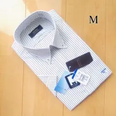 CHRISTIAN ORANI タックアウト半袖ストライプシャツ 【M】のサムネイル