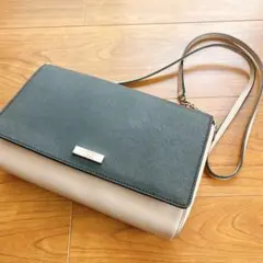 Kate Spade ショルダーバッグ グレー/ベージュ