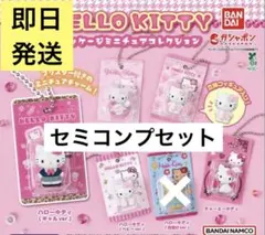 つ*き様 ハローキティ　パッケージミニチュアコレクション　セミコンプセット
