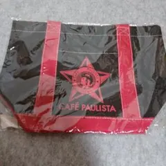 CAFÉ PAULISTA トートバッグ 黒/赤