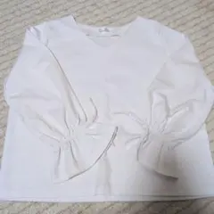 Honeys　L　トップス　ホワイト　七分袖