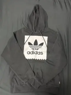 adidas フード付きパーカー ブラック