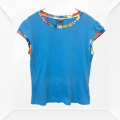 2976☆ 55DSL Tシャツ　半袖　肩刺繍　トップス　M ライトブルーのサムネイル