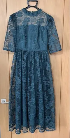 エメアンシェ パーティドレス　ロング丈