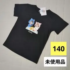 【140cm】ちろぴの 半袖 Tシャツ ブラック キッズ 夏 子供服 しまむら