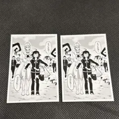 魔入りました！入間くん 特典名場面シール 鈴木入間 アスモデウス クララ 2点