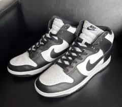 超美品 Nike ダンクハイ 白黒 27cm 1回使用