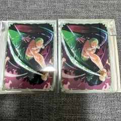 원피스 ILLUSTRATION WORKS クリアカード ゾロ 2枚