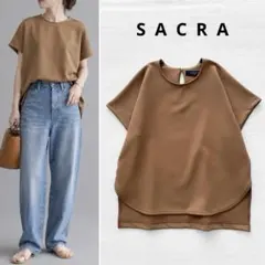 美品 SACRA サクラ Tシャツ カットソー ボンディングプルオーバーのサムネイル