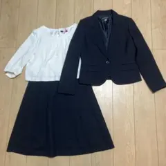 ネイビー セットアップ ジャケット13AR ワンピース15AR 卒業式　入学式
