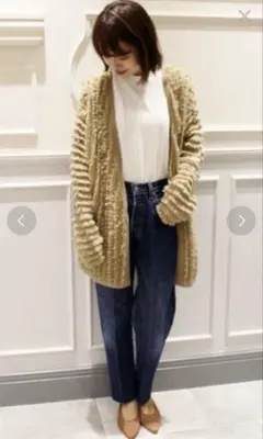 Plage フリンジニットコートのサムネイル