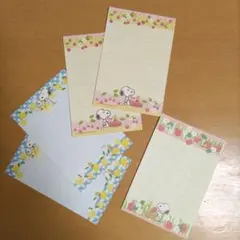 スヌーピー ポストカード 3種5枚セット