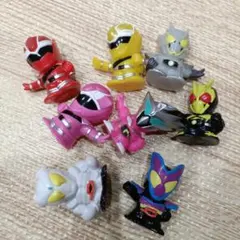 仮面ライダー　他　戦隊ヒーロー　 すくい人形　フィギュア まとめ売り　大量　8体