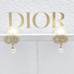 Christian Dior トライバル ストーン ピアス パール CD - メルカリ