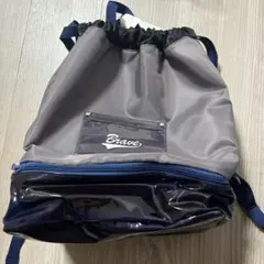 2段式プールバッグ　乾湿分離式　ナップサックのサムネイル